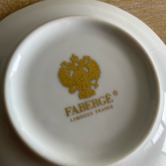 Faberge Limoges Porcelain “Imperial Peter The Great Egg” Plate - Picture 4 of 5